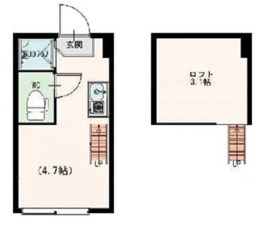 パークレジナス中野の物件間取画像